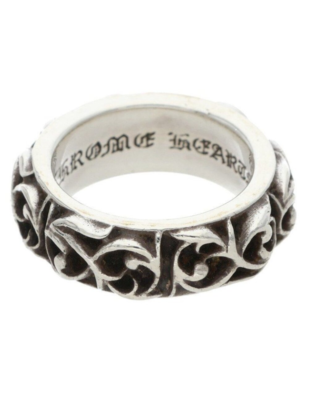 Chrome Hearts Etrnity Vine Band Eternity Silver Ring